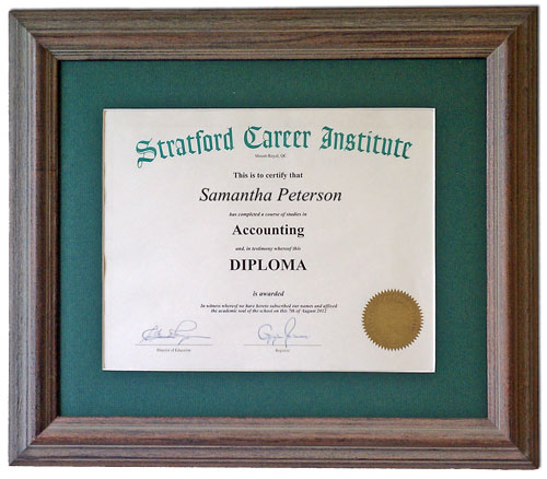 Stratford Career Institute Diploma